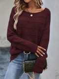 Plus Size Women Knitting Sweater