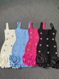 Women Halter Rhinestone Sexy Bandage Bodycon Dress