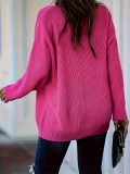 Plus Size Women Knitting Sweater