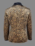 Women Leopard Print Blazer