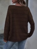 Plus Size Women Knitting Sweater