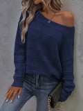 Plus Size Women Knitting Sweater