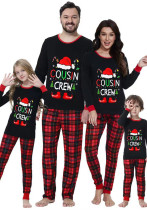 Family Autumn Winter Christmas Homewear Cotton Matching Pajamas Set