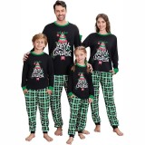 Family Autumn Winter Christmas Homewear Cotton Matching Pajamas Set