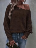 Plus Size Women Knitting Sweater