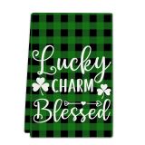 Christmas Print Dish Cloth Holiday Towel