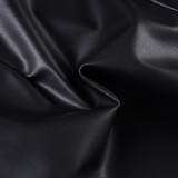 Women Sexy Pu-Leather Belt Skirt