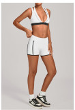 Women Color Block Patchwork Yoga Two-Piece Set