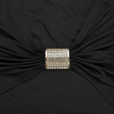 Women Sexy Solid Backless Top and Pants Two-piece Set