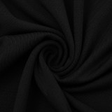 Women Autumn/Winter Round Neck Hollow-Out Furry Patchwork Long Sleeve Bodycon Maxi Dress