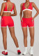 Women Color Block Patchwork Yoga Two-Piece Set