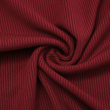 Women Casual Women Asymmetrical V-Neck Long Sleeve Top and Trousers Two-Piece Set