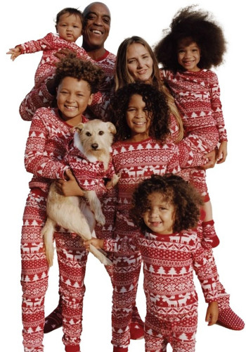 Christmas Family Wear Pajama Two-Piece Set