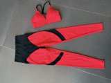 Women Color Block Yoga Two-Piece Set