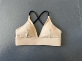 Women Adjustable Strap Color Block Yoga Bra Tank Top
