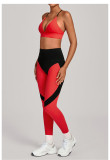 Women Color Block Yoga Two-Piece Set