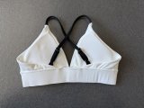 Women Adjustable Strap Color Block Yoga Bra Tank Top