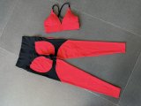 Women Color Block Yoga Two-Piece Set