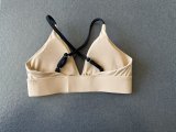 Women Adjustable Strap Color Block Yoga Bra Tank Top