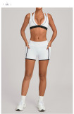 Women Color Block Patchwork Yoga Two-Piece Set