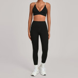 Women Color Block Yoga Two-Piece Set