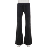 Women's Autumn Winter Casual Fuzzy Long Sleeve Letter Beaded Zip-Up Hoodies Joggers Two-Piece Pants Set