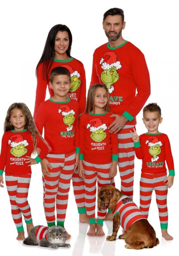 Family Christmas Matching Family Sleepwear Homewear Pajamas Set