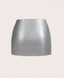 Women's Tight Fitting Street Fashion Sexy Belted Leather Skirt