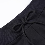 Women's Autumn Winter Casual Fuzzy Long Sleeve Letter Beaded Zip-Up Hoodies Joggers Two-Piece Pants Set