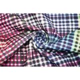 Women's Autumn Winter Career Fashion Plaid Print Long Sleeve Slim Fit Blazer Trousers Suits