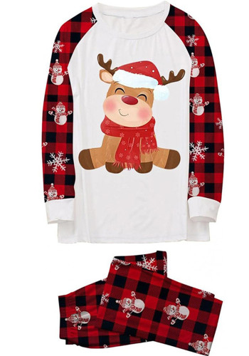 Family Christmas Print Matching Sleepwear Homewear Set