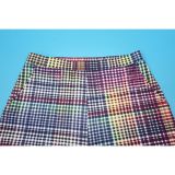 Women's Autumn Winter Career Fashion Plaid Print Long Sleeve Slim Fit Blazer Trousers Suits