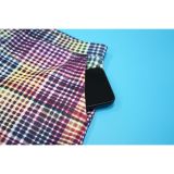 Women's Autumn Winter Career Fashion Plaid Print Long Sleeve Slim Fit Blazer Trousers Suits