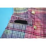 Women's Autumn Winter Career Fashion Plaid Print Long Sleeve Slim Fit Blazer Trousers Suits