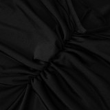 Women's Strapless Tight Fitting Sexy Low Back Jumpsuit