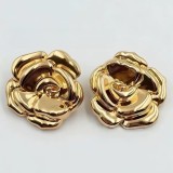 Women's Fashion Gold Button Vest and Pants Two-Piece Casual Suit