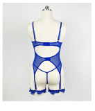 Women Sexy Lace Garter Stockings Lingerie Two-Piece Set