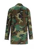 Women Long-Sleeved Camouflage Print Jacket