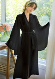 Plus Size Sexy Bell Bottom Sleeve Robe