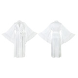 Plus Size Sexy Bell Bottom Sleeve Robe