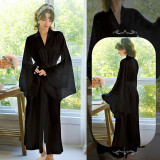 Plus Size Sexy Bell Bottom Sleeve Robe