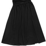 Women Sexy Strapless Long-Sleeve Slit Dress