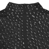Women Sexy See-Through Mesh Beaded Dress