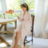 Plus Size Sexy Bell Bottom Sleeve Robe