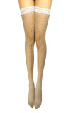 Women Sexy Lace Fishnet Transparent Stockings