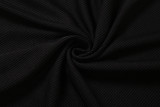 Women Autumn Color Block Turndown Collar Button-Down Long-Sleeved Jumpsuit