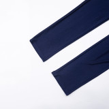 Women Autumn/Winter Off-Shoulder Furry Collar Patchwork Sleeveless Stretchy Cropped Jumpsuit