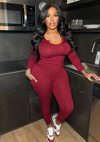 Women Autumn/Winter Yoga Wear Two-Piece Set