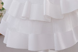 Girls' Double Layer Mesh Bow Dress