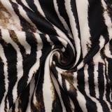 Women Autumn/Winter Lace Print Basic Stretchy Casual Pant